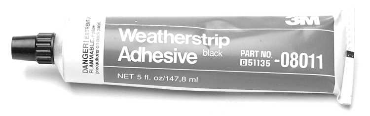 1 oz Black Super Weatherstrip Adhesive