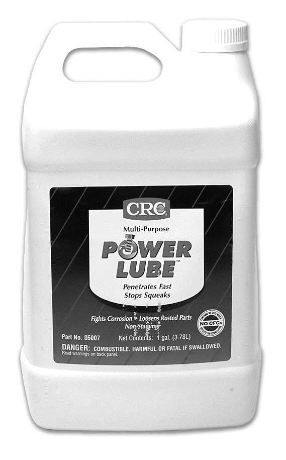 POWER LUBE SPRAY, GALLON CRC POWER LUBE SPRAY, GALLON CRC Weaver