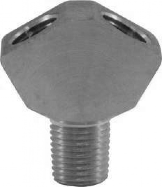 1/4 FPT X 1/4 MPT BRASS "Y" PIPE FITTING 1/4 FPT X 1/4 MPT BRASS "Y