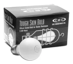60W TOUGH SKIN COATED BULB 6/PK