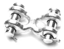 1/2 G40 DOUBLE END CLEVIS HOOK ZINC