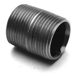 4" PIPE CLOSE NIPPLE BLACK