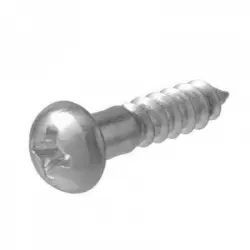 #6 X 3/4 PHIL ROUND HD WOOD SCREW ZINC