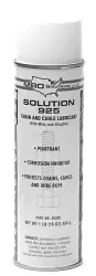 CHAIN & CABLE LUBRICANT, 20oz MRO SOLUTION 925