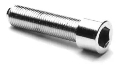 1/4-28 X 1 1/4 SOCKET HD C/S SMOOTH HEAD CHROME