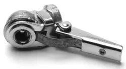 AIR CHUCK, 1/4 NPTF BALL FOOT CHUCK, BRASS