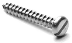 #10 X 2 1/2 SLT PAN HD SHEET METAL SCREW 18-8 SS