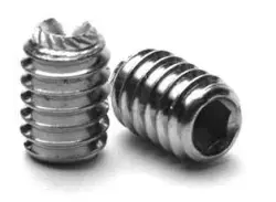 10-32 X 3/16 KNURLED PT SOCKET SET SCREW 18-8 SS