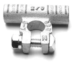 4/0 UNIVERSAL CAST FLAG BATTERY TERMINAL, LEAD PLATED