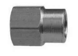 1/2 X 3/8 BRASS REDUCING COUPLING PIPE FITTING, LIGHT PATTERN