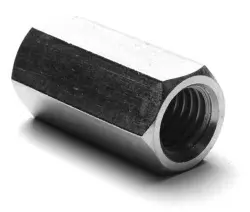 7/16-14 COUPLING NUT 18-8 SS