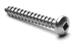 #6 X 1 SQ DR PAN HD SHEET METAL SCREW 18-8 SS
