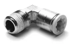 1/4 T X 1/8 MPT MALE ELBOW NICKEL PLATED BRASS NYCOIL