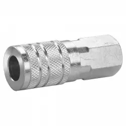 1/4 FEMALE COUPLER ZINC 300psi, 'D' INDUSTRIAL INTERCHA