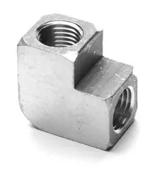 1/4 BRASS 90* FEMALE ELBOW PIPE FITTING