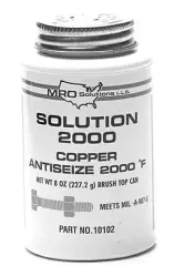 COPPER ANTI SEIZE, 8oz MRO SOL. 2000, BRUSH TOP CAN