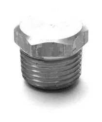 1/4 BRASS SOLID HEX PLUG PIPE FITTING